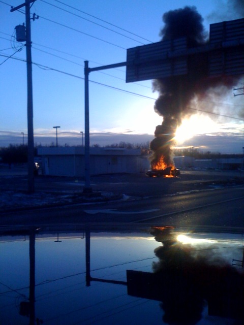 Car in Flames