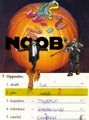 Grown Pumpkin Noob at Halo 3 Today